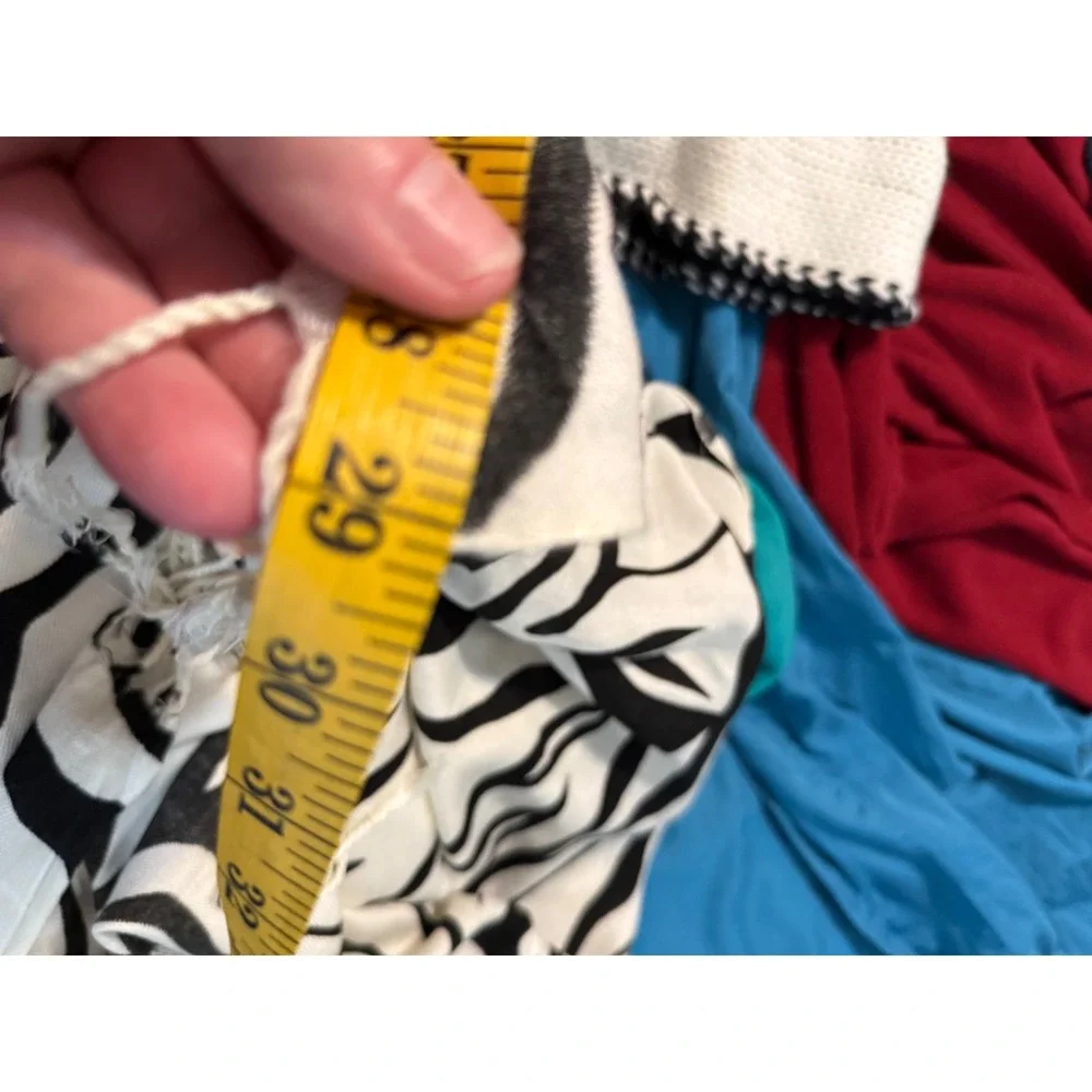 2 Scarf Bundle Zebra Print & Brown Pom‎ Pom Scarf Bundle NEW